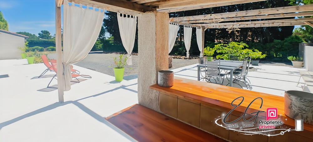 Vente Villa Villa de plain pied, 3 Chambres, Garage, Terrasse, Grand  Jardin Aigues vives