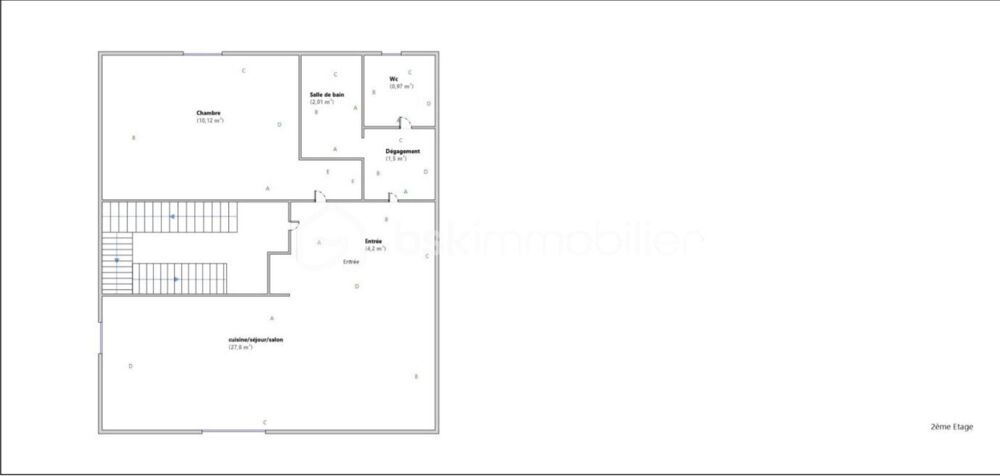 Appartement T2/T3 rénové avec balcon - Royan centre-ville