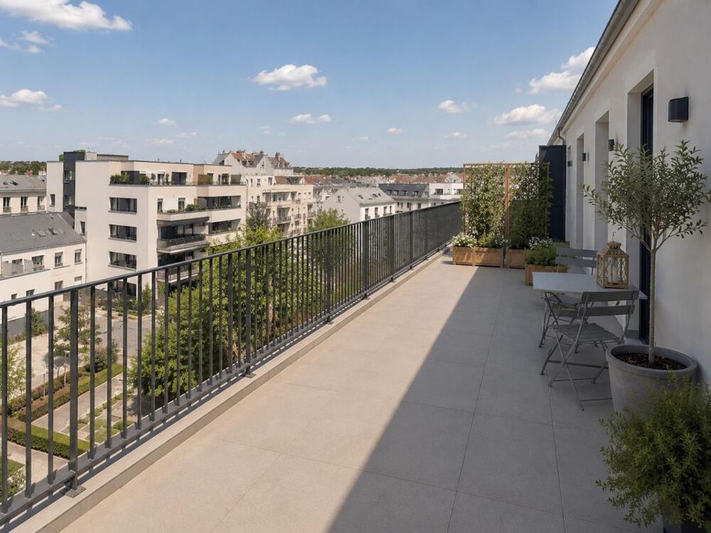 3 PIECES EN DERNIER ETAGE AVEC BALCON