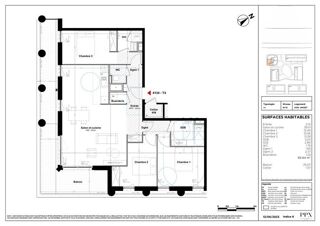  Appartement à vendre 4 pièces 93 m²