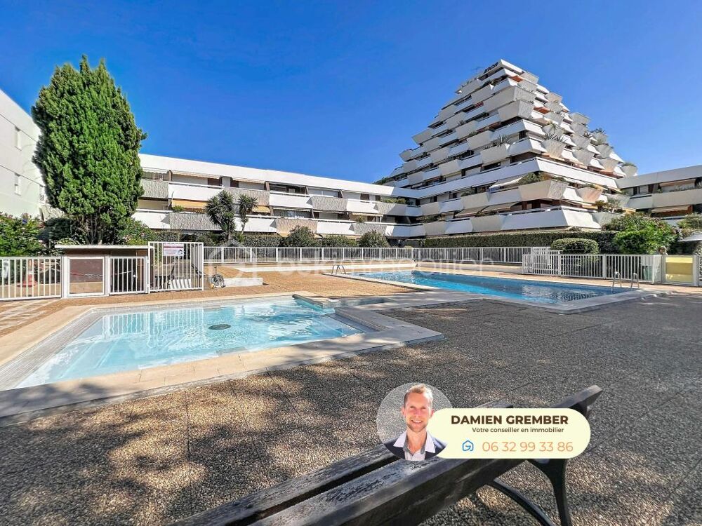 Beau T3 climatisé traversant avec cellier, parking dans résidence avec piscine ?????