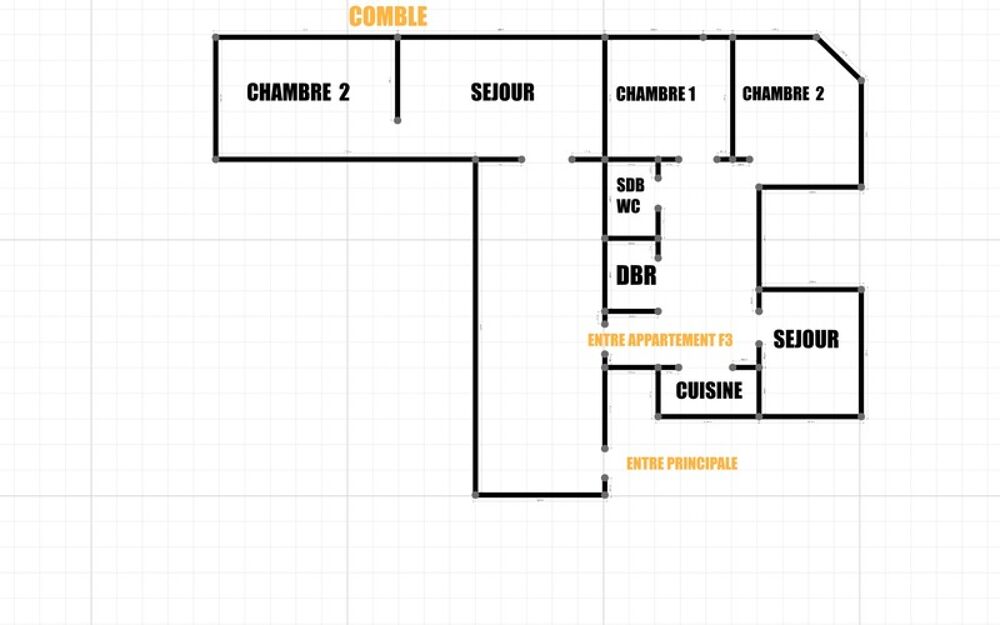 Vente Appartement Appartement � vendre 4 pi�ces  85 m2 BAGNOLET-Les Lilas 199000� Bagnolet