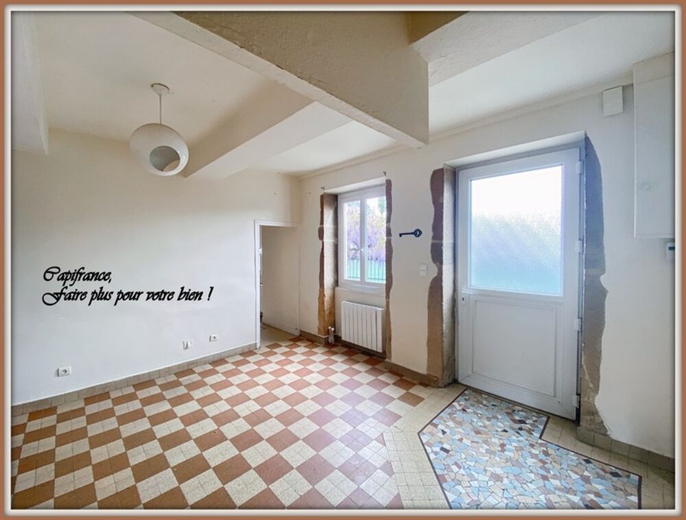 Vente Maison Dpt Saône et Loire (71), à vendre LA CHAPELLE SOUS DUN - maison 78 m² 4 pièces, 2 chambres, sur un terrain de 826 m² La chapelle sous dun