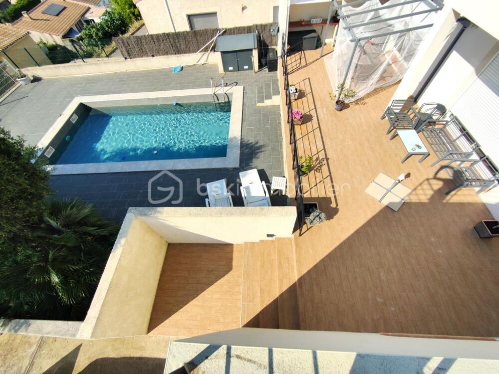 MONTREDON DES CORBIÈRES  VILLA moderne 5 pièces 165m² habitable avec VUE EXCEPTIONNELLE  GRANDE CUISINE EQUIPEE - ARRIÈRE CUIS