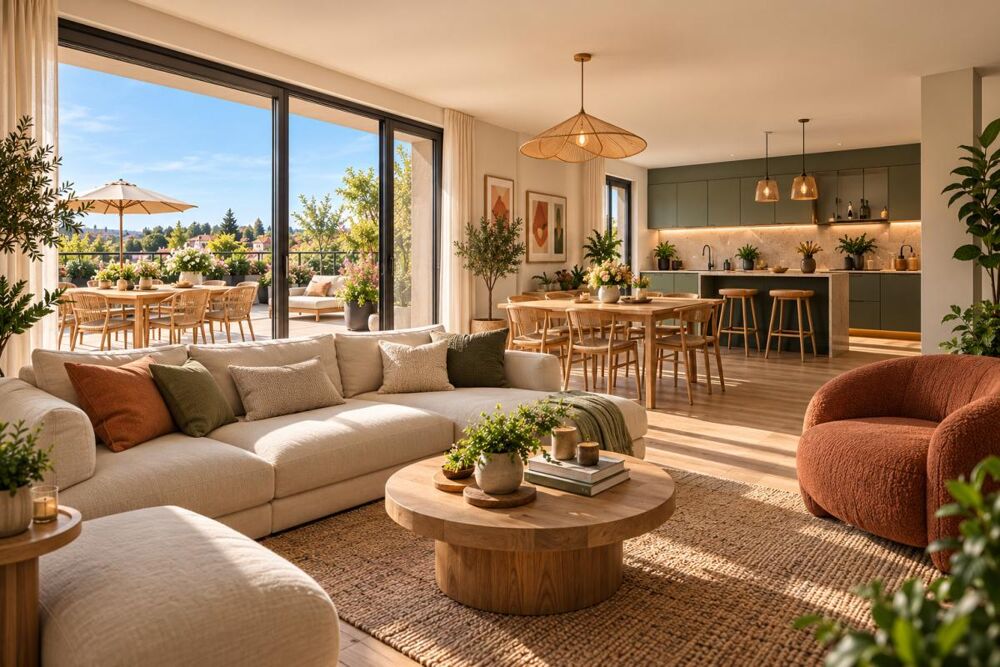 T5 familial avec près de 100 m² de terrasse  Mérignac Bourran