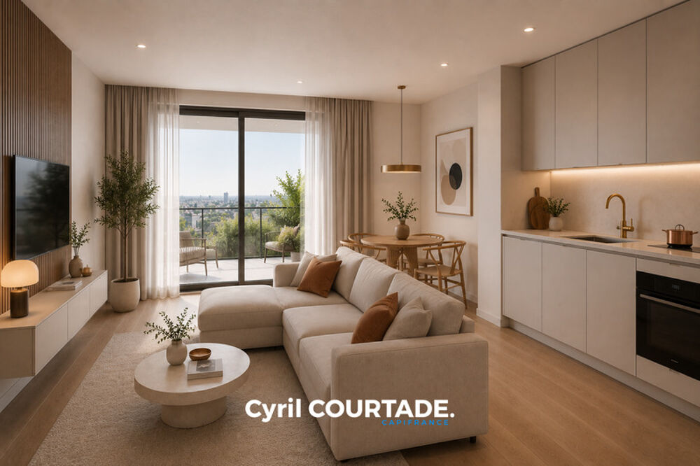 Lattes, Dpt Hérault (34), Grand appartement 2 pièces de 44,70 m² - Terrasse 10 m²