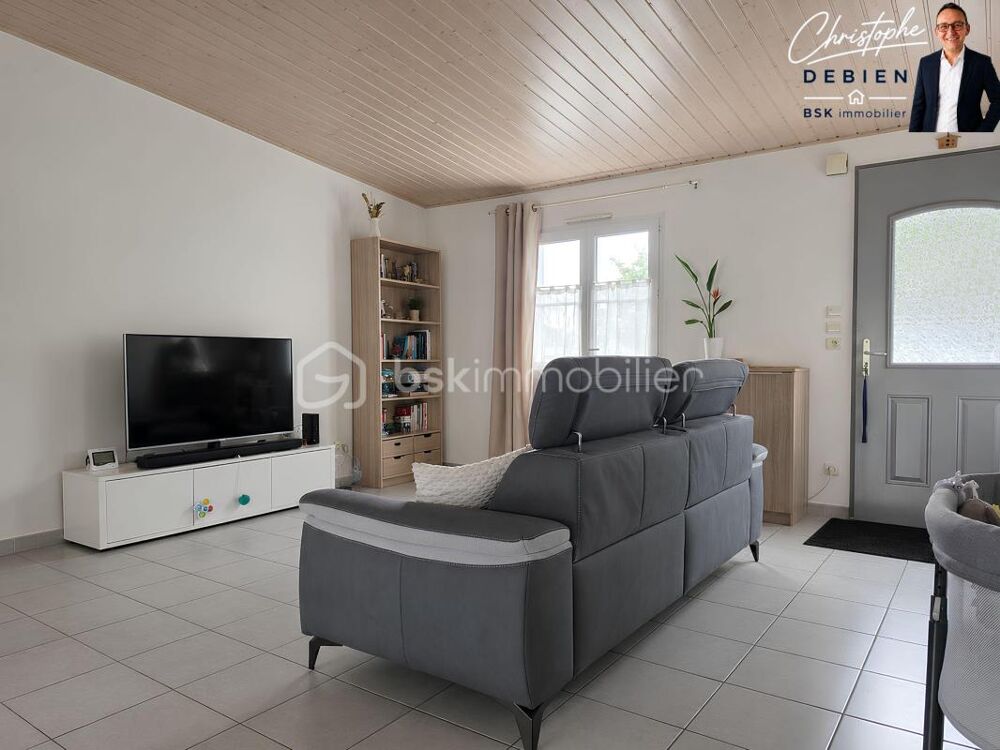 MAISON DE PLAIN-PIED PMR  3 CHAMBRES  TERRAIN CONSTRUCTIBLE  CENTRE DE SAINT-HILAIRE-DE-RIEZ