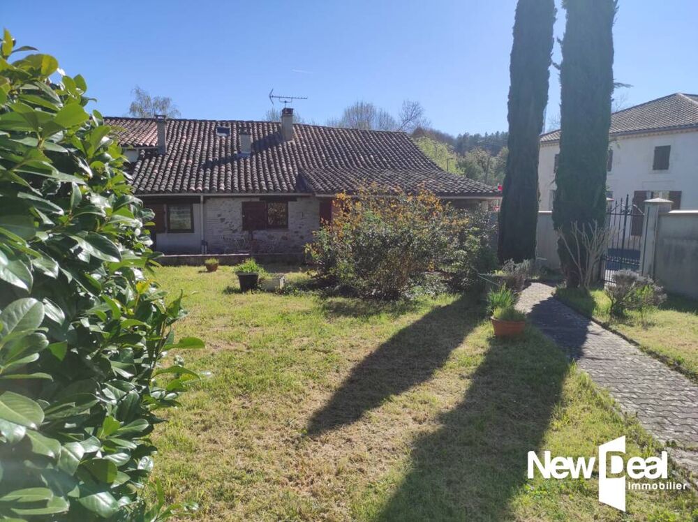 MAISON DE VILLAGE EN PIERRES DANS LE LOT ET GARONNE AVEC APPARTEMENT INDEPENDANT ET GARAGES