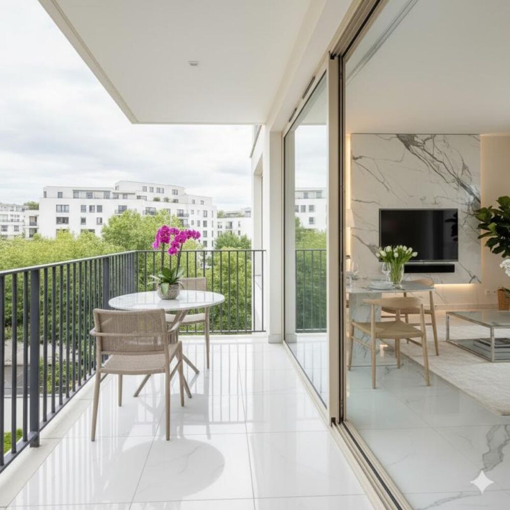 LUMINEUX 3 PIÈCES en ÉTAGE ÉLEVÉ avec BALCON  secteur LALLIER