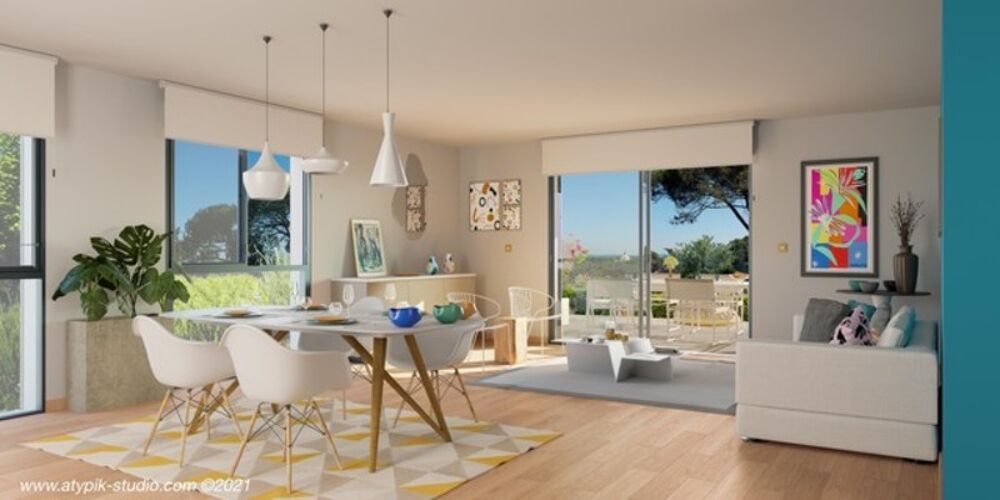 Dpt Gard (30), à vendre LES ANGLES appartement T4 de 128,55 m² - Terrasse + 2 places de parking en sous-sol
