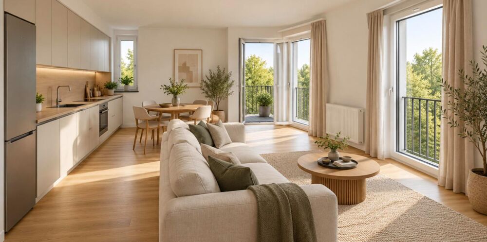 Vente Appartement SUPERBE 4 PIÈCES AU 5E ÉTAGE – MÉTRO 5 ET 11 À PROXIMITÉ IMMÉDIATE – 2 BALCONS – PARKING Pantin