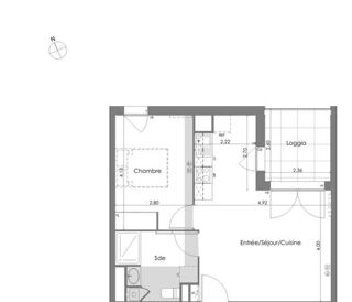  Appartement � vendre 2 pi�ces 43 m�