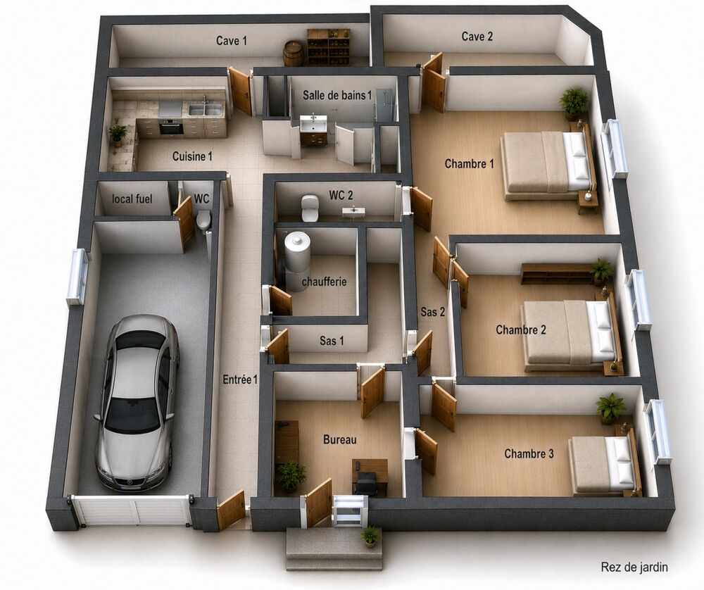 Vente Maison Maison familiale au coeur de Doué la Fontaine - Potentiel de 6 chambres Doue la fontaine