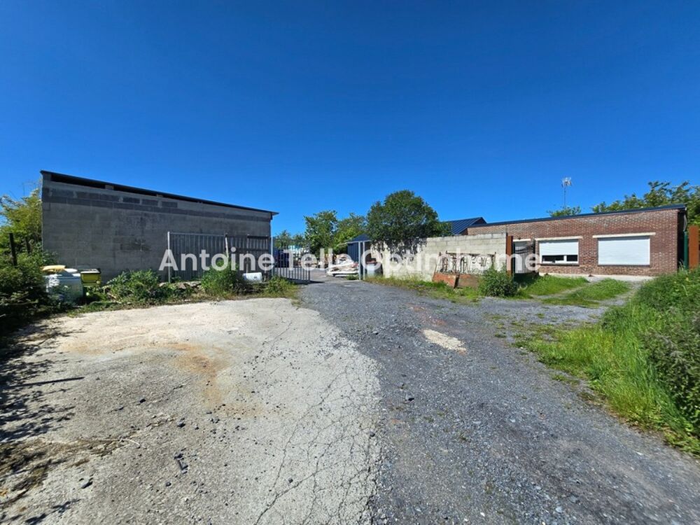 Exclusivité - Poix du Nord - Ensemble avec maison louée + deux batiments de 80m²  Idéal investisseur ou activité pro