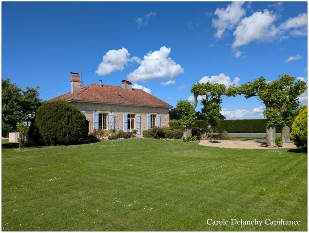 Vente Maison Ancien presbytère rénové – 232 m² – 4 chambres – Dépendances – Terrain de 2 959 m², Saint-Agnet (5 min Garlin / 10 min Aire-sur- Saint agnet
