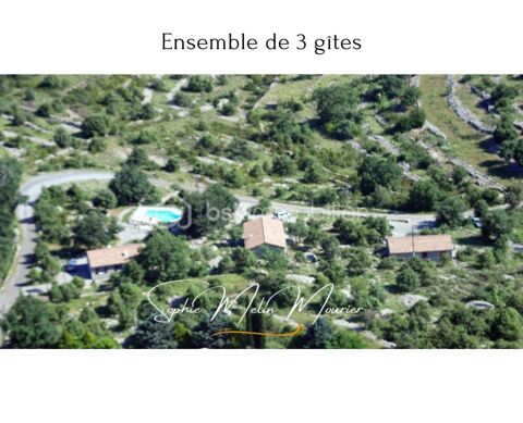   Ensemble de 3 G�tes Magnifiques en pierre � Labeaume, Ard�che Maison - 14 pi�ce(s) - 225 m�