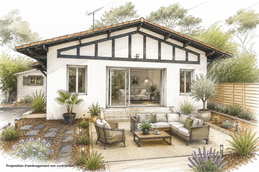 Maison Gaume de plain-pied Le Pyla 115 m2