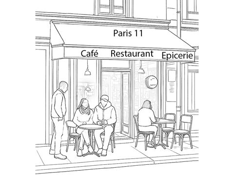 Paris 11e - Quartier Saint-Ambroise / Popincourt Vente Fonds de Commerce Caf&eacute; / Sandwicherie Italienne 148000 75011 Paris