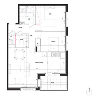  Appartement � vendre 3 pi�ces 70 m�