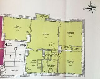  Appartement à louer 4 pièces 57 m²