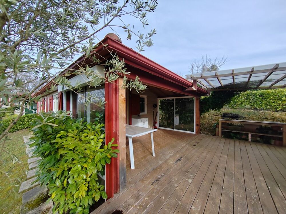 Chalet de 35 m2 + terrain dans un parc de loisir résidentiel à 8 minutes de AUCH, vendu meublé