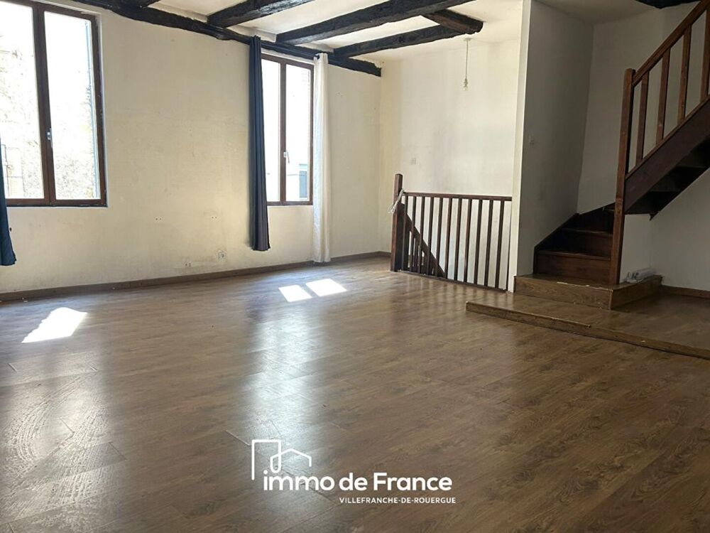 Vente Maison Maison de ville rénovée 100 m² habitables 2 chambres, possible 3 Villefranche de rouergue