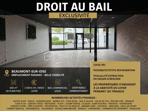 EXCLUSIVIT&Eacute; – DROIT AU BAIL – BEAUMONT-SUR-OISE 77000 95260 Beaumont sur oise