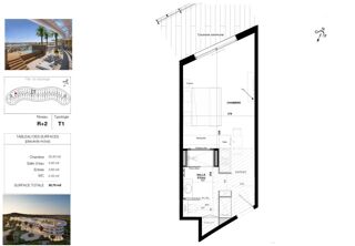  Appartement � vendre 1 pi�ce 32 m�