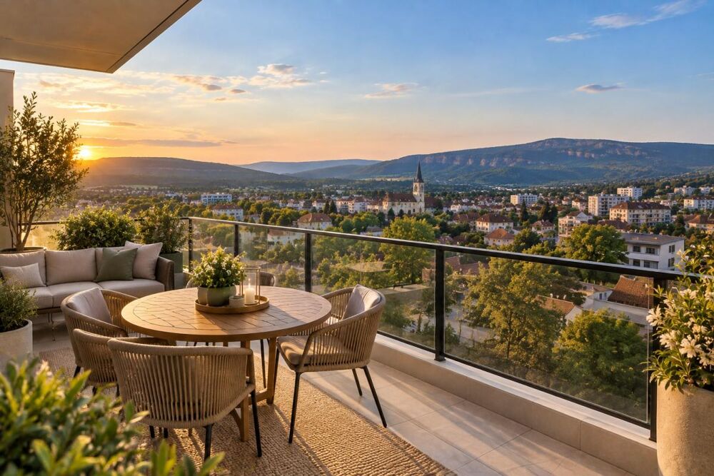 T3 AMBÉRIEU EN BUGEY 66m² - BALCON - GRAND SÉJOUR/CUISINE