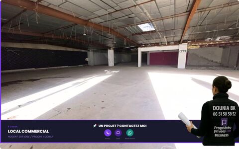 LOCAL COMMERCIAL &Agrave; LOUER  568 m&sup2; NOGENT-SUR-OISE EMPLACEMENT PRIME 4500 60180 Nogent sur oise