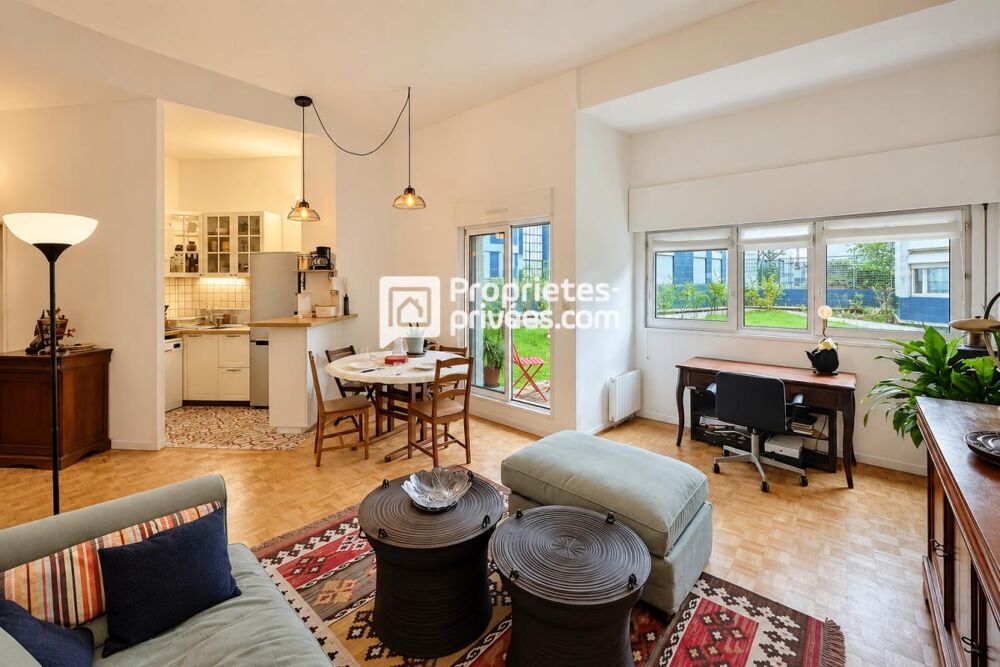 Vente Appartement 75015 PARIS  Javel - Appartement T3 avec jardin - 67.4m2 -  Proximité Beaugrenelle, Tour Eiffel, Seine Paris 15
