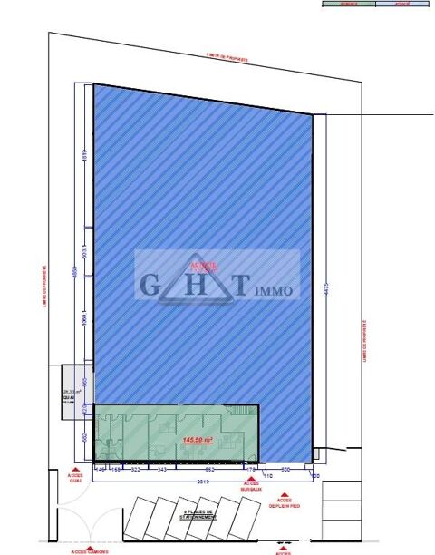  A LOUER MORANGIS 1898M² BATIMENT INDEPENDANT 