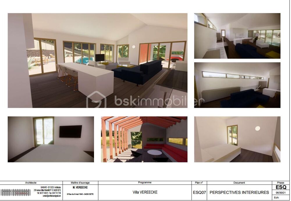 Vente Terrain Terrain de 1468m² avec permis de construire - Sète, Mont Saint-Clair Sete