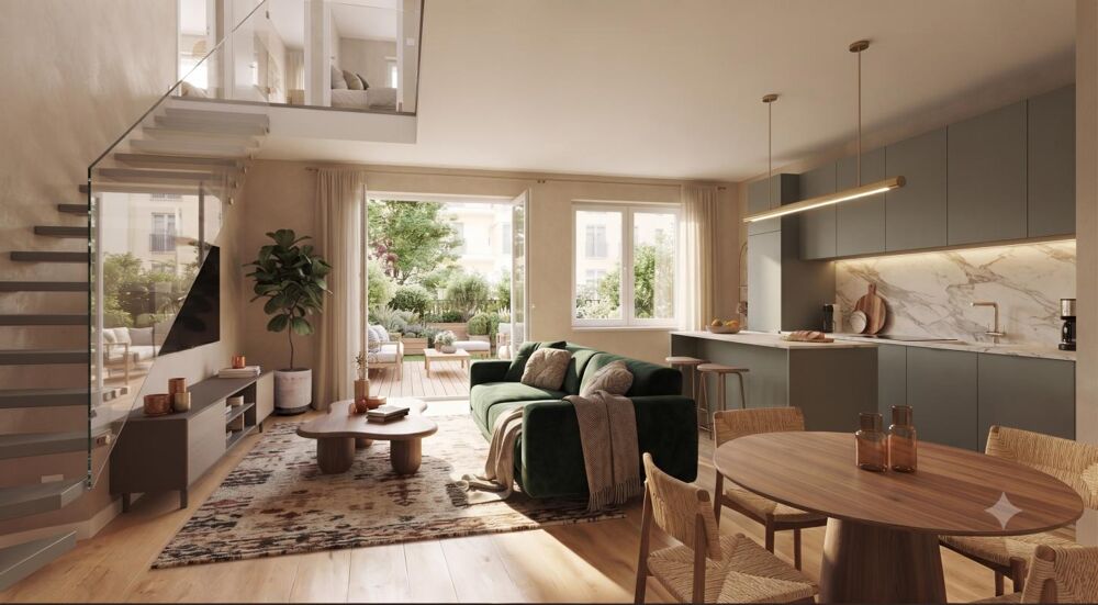 Vente Appartement DUPLEX REZ-DE-JARDIN 3  PIECES AVEC PARKING - PARC DE SCEAUX Sceaux