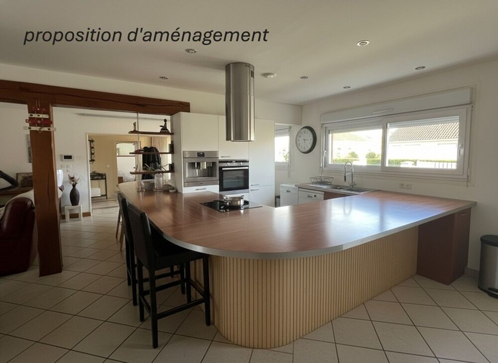 Maison à vendre 9 pièces plain pied-CHATEAU LANDON (77)-accès Paris en train 1h15