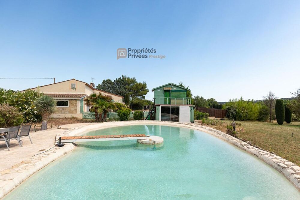 Vente Maison propriété de 7 pièces avec un chalet de 42 M2 avec piscine-lagon sur Tourrettes Tourrettes