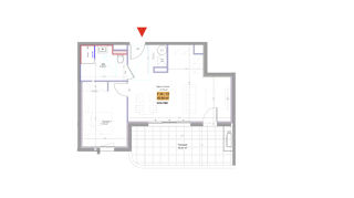  Appartement � vendre 2 pi�ces 45 m�