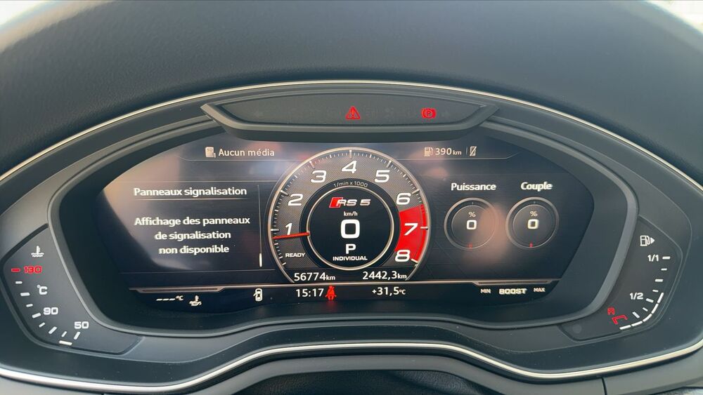 RS5 II 2.9 TFSI 450 Quattro Tiptronic 8 RS - Automatique Toit ou 2018 occasion 57150 Creutzwald