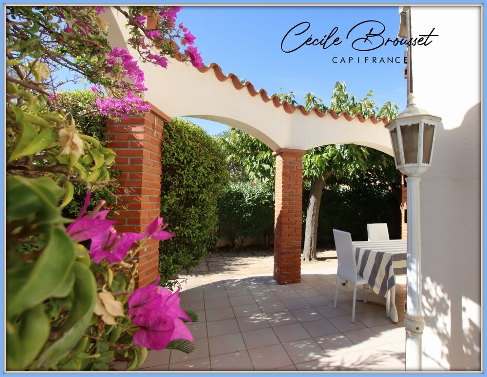 Vente Maison CANET-EN-ROUSSILLON 66140 – CANET-SUD – JOLIE CANÉTOISE 4 FACES – 72 M² – 3 CHAMBRES – GARAGE – Canet en roussillon