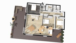  Appartement � vendre 4 pi�ces 87 m�