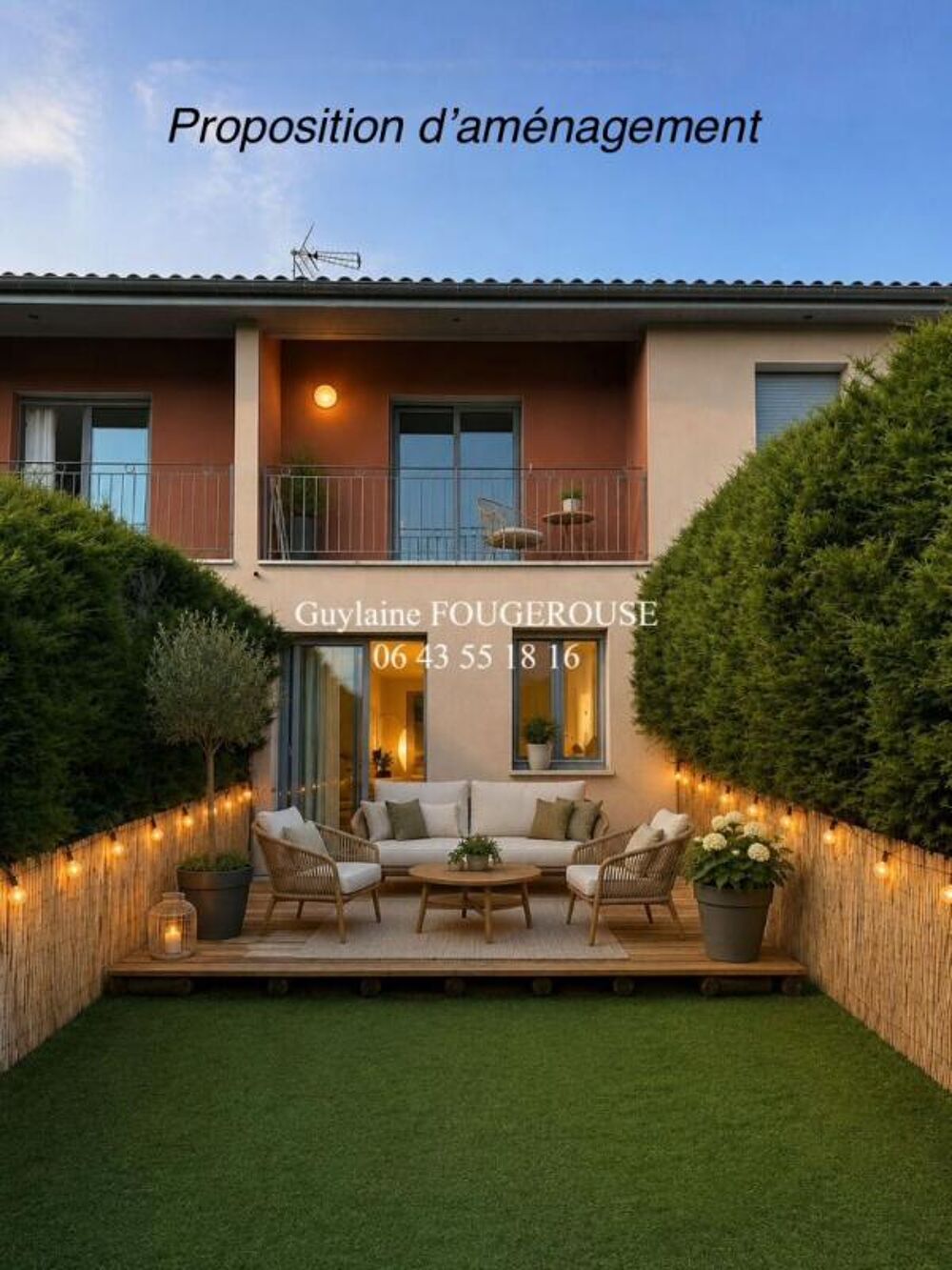 APPARTEMENT AVEC TERRAIN ATTENANT