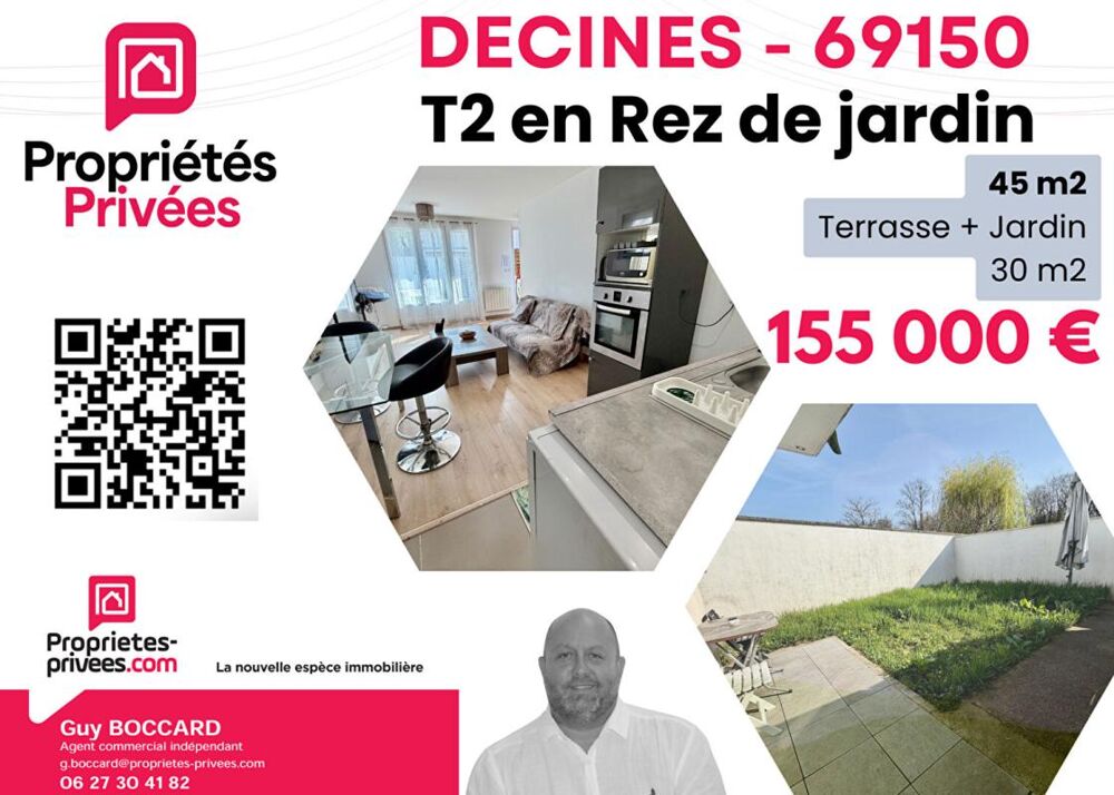 Appartement Decines Charpieu 2 pièce(s)