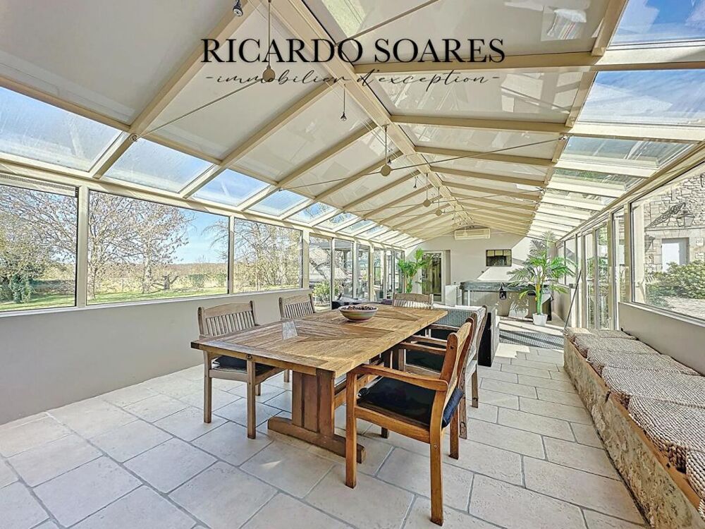 DEMEURE D'EXCEPTION / LONGÈRE 574m2 / PISCINE / SALLE DE JEUX / 2 APPTS / TERRAIN 2700m2
