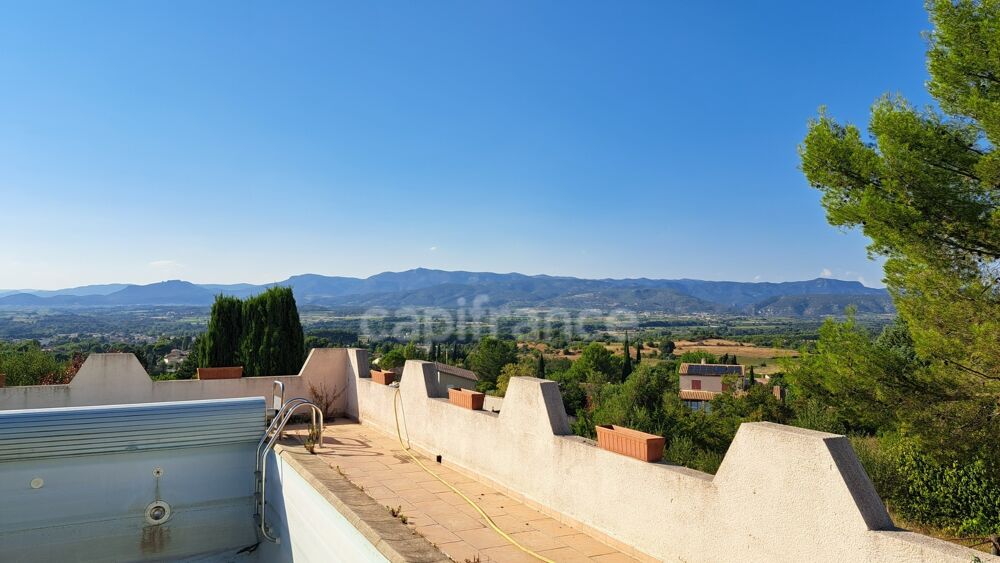 "Rare Gignac, emplacement unique vue panoramique exceptionnelle, Villa 6 pièces 148m2, terrain 2625m2"