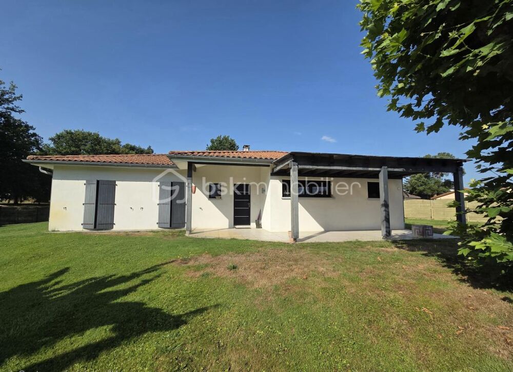 VIAGER OCCUPÉ (CASTETS 40260)  BELLE MAISON FAMILIALE AVEC PANNEAUX SOLAIRES ET GRAND TERRAIN