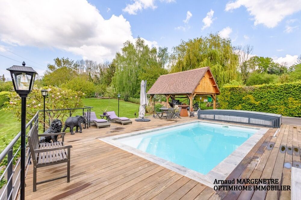 Vente Maison Maison contemporaine avec bel espace de vie de plain pied - piscine- secteur Deauville Saint martin aux chartrains
