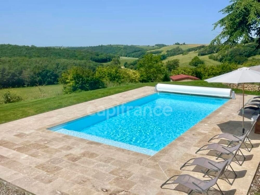 Vente Propriété/Château Proprieté de plus de 700m2 habitables sur 1,24 hectare de terrain, piscine et vue exceptionnelle Villefranche de lauragais