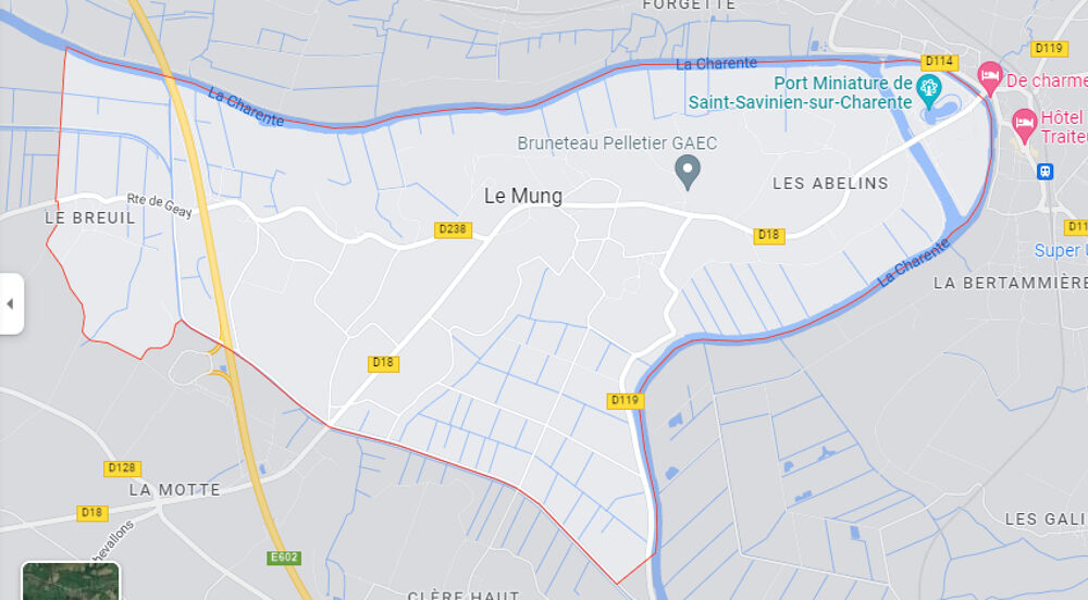 Vente Terrain Terrain constructible 17 Le Mung  libre choix du constructeur Le mung