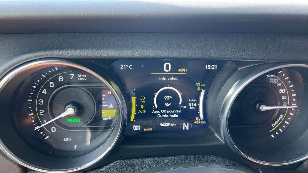 Wrangler JLU IV 2.0 4XE 380 First Edition - Automatique 2021 occasion 63790 Chambon Sur Lac