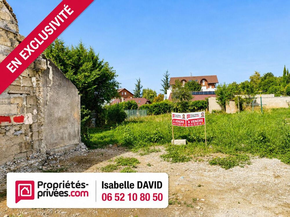 Vente Terrain Terrain , a Gresy sur aix , libre de constructeur, _846m2, plat Gresy sur aix